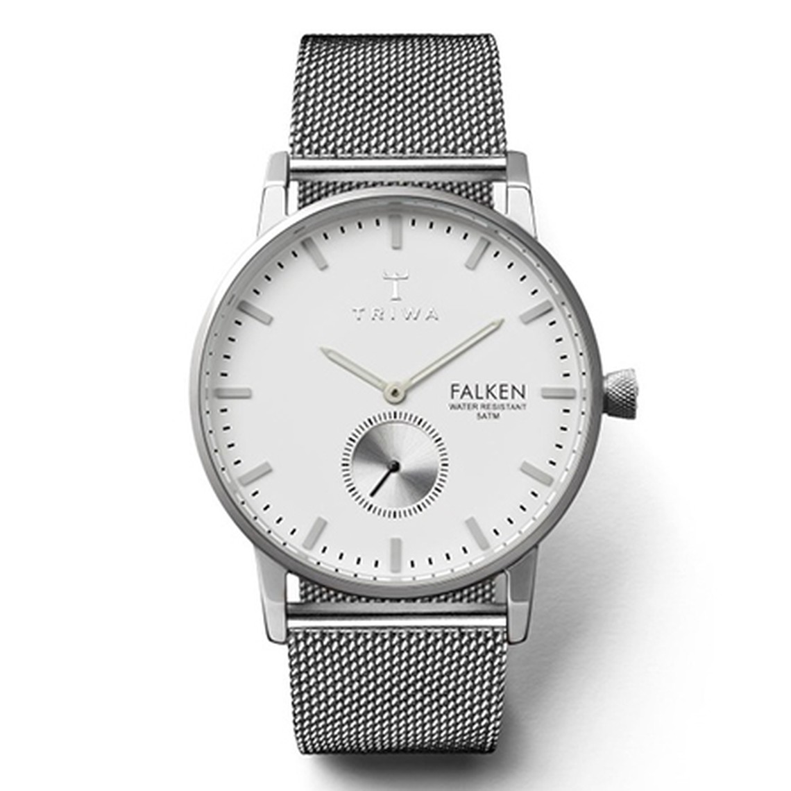 Ivory Falken Steel Mesh Watch