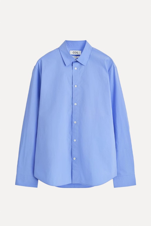 Relaxed Pima Cotton-Poplin Shirt