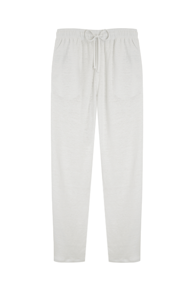 Linen Jersey Pants Solid