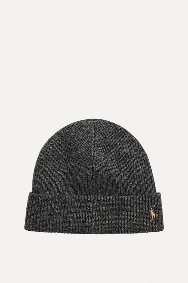 Signature Pony Wool-Blend Beanie