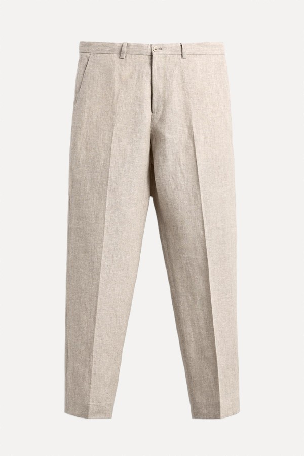 100% Linen Suit Trousers