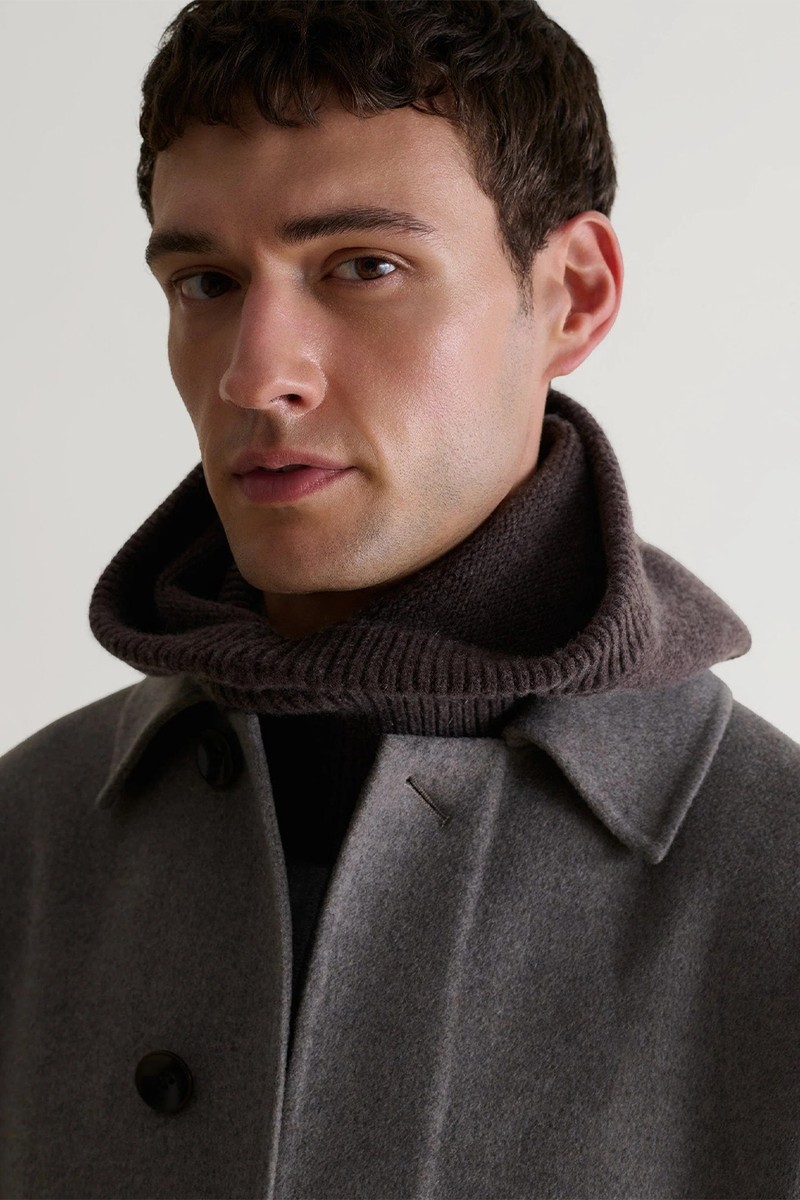 Cashmere Merino Knitted Hood
