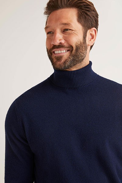 Cashmere Roll Neck