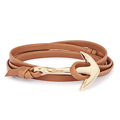 Brown Leather Wrap Bracelet from Miansai