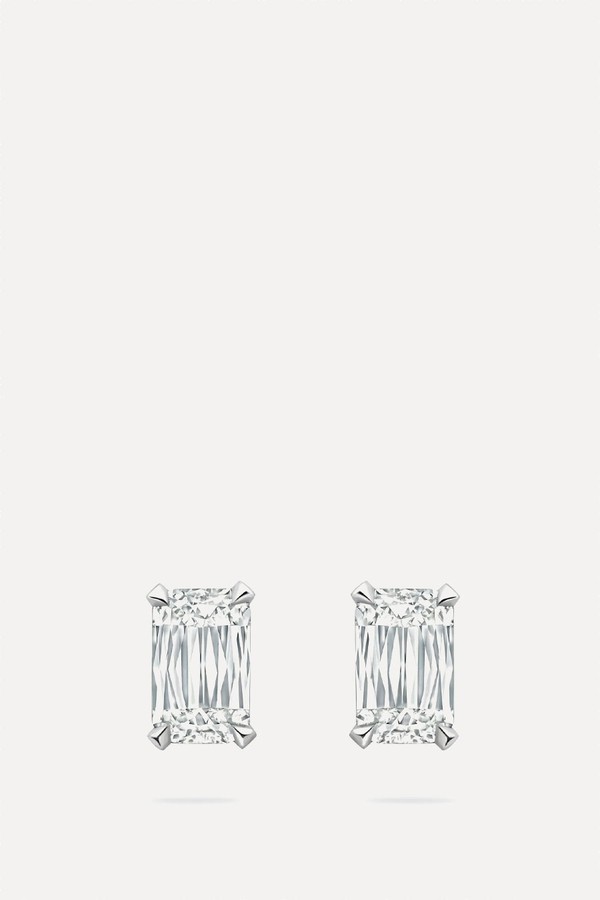 Ashoka Diamond Platinum Stud Earrings from Boodles