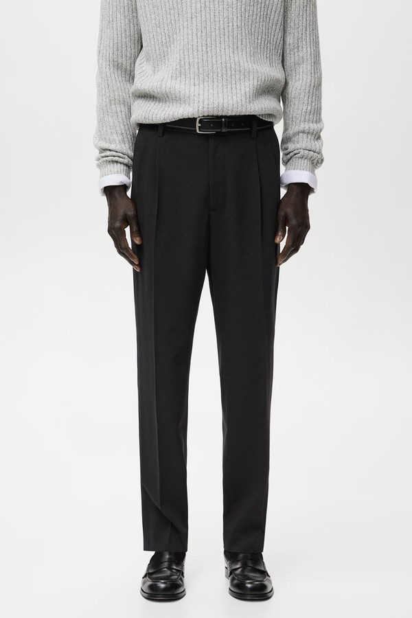 Regular-Fit Pleated Trousers from Mango