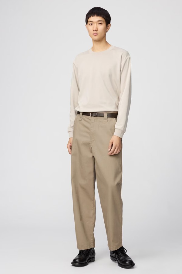 Wide Chino Trousers