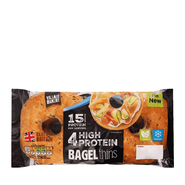 High Protein Bagel Thins from Village Bakery