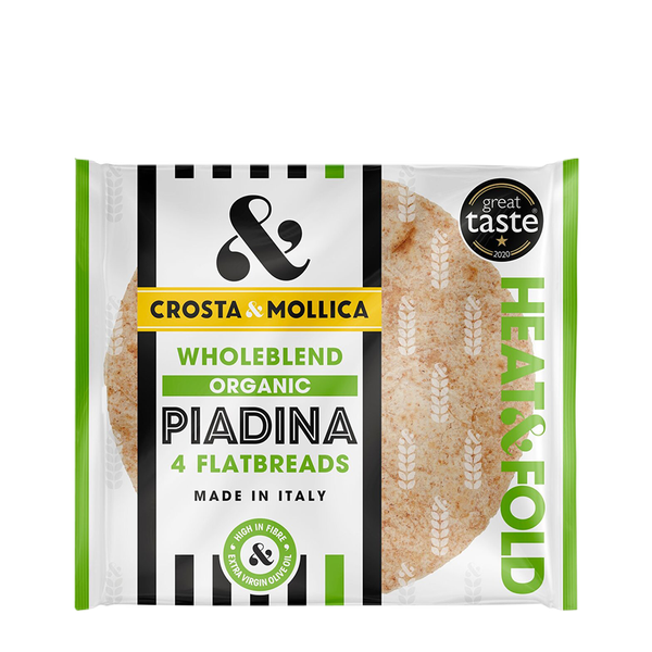 Organic Piadina Flatbreads from Crosta & Mollica