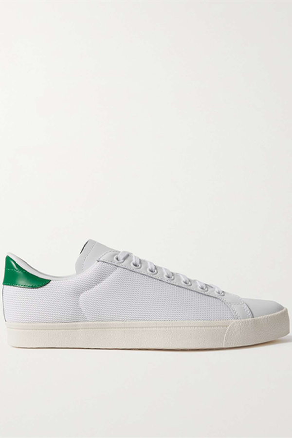 Rod Laver Mesh And Leather Sneakers from Adidas Originals