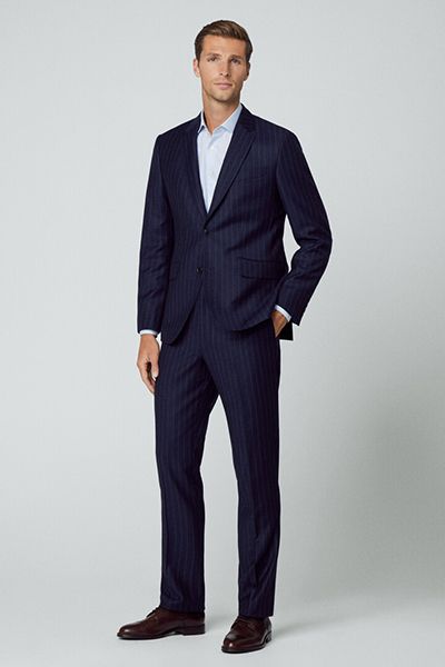 Pinstripe Wool Suit from Hackett London