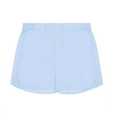 Boxer Shorts - Light Blue Weave from Hamilton and Hare