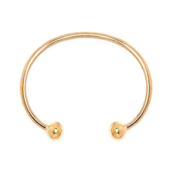 Large Gold Torque Bangle from Tilly Sveaas