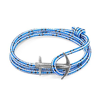 Blue Dash Admiral Anchor Bracelet from Anchor & Crew