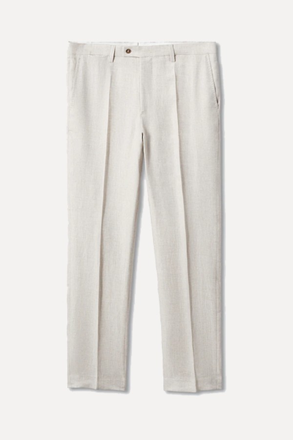 Linen Suit Trousers from Mango