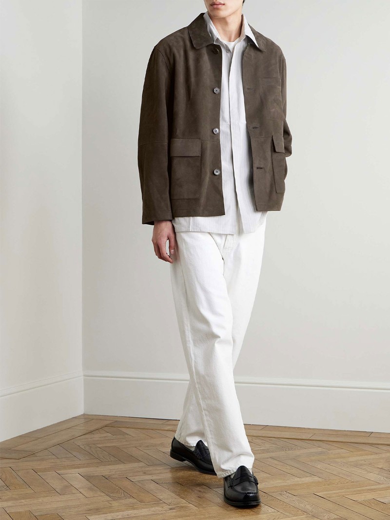 Suede Chore Jacket from FRAME