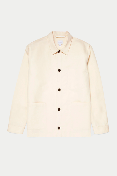 Cotton Linen Twin Pocket Jacket from Sunspel 