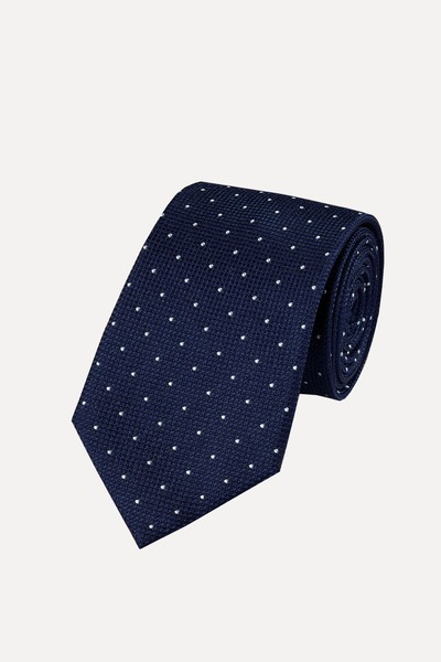 Spot Silk Tie from Charles Tyrwhitt