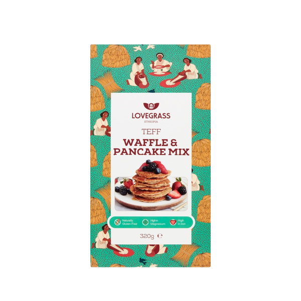 Teff Pancake & Waffle Mix  from Lovegrass