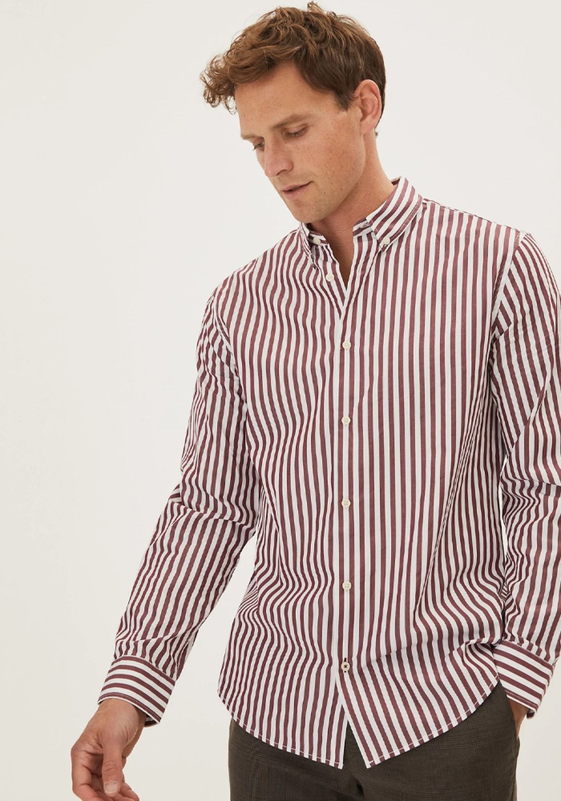 Pure Cotton Striped Shirt