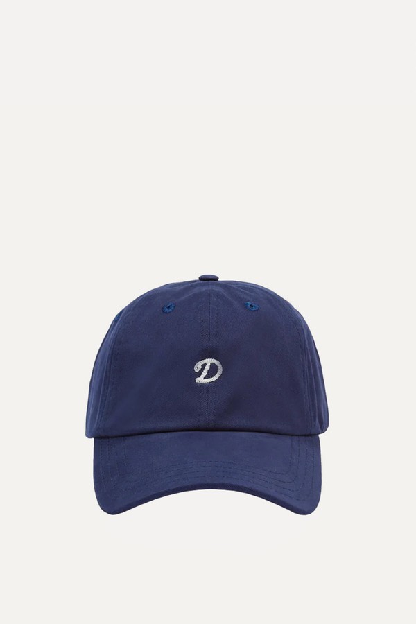Chainstitch 'D' Cotton Twill Baseball Cap from Drakes