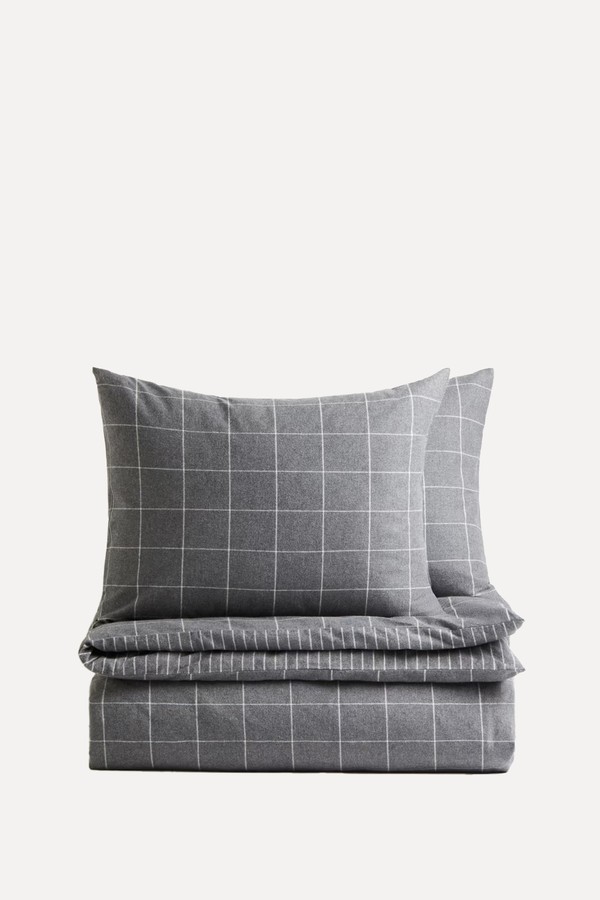 Flannel Duvet Set from H&M