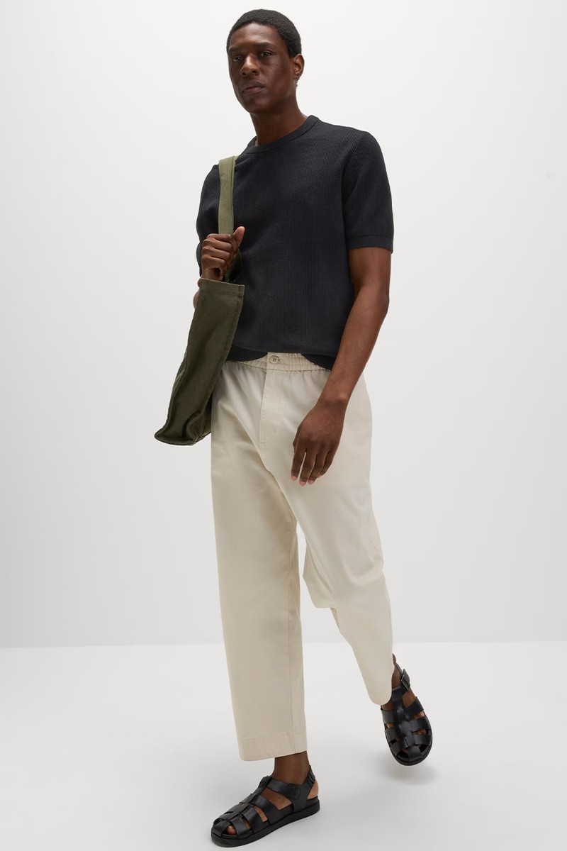 Cotton Rich Textured T-Shirt