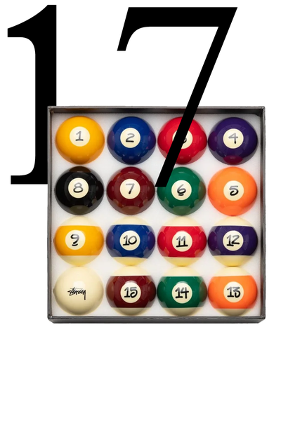 Billiard Balls from Stussy