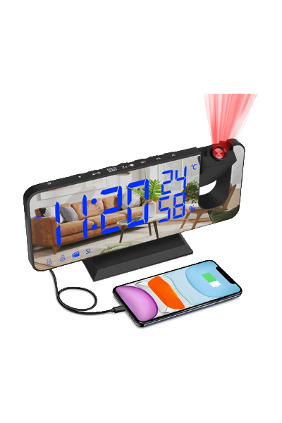 Projection Alarm Clock from Eeekit