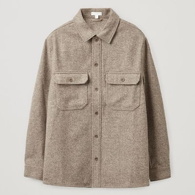 Relaxed Wool Mix Overshirt from COS