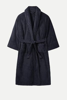 Unisex Classic Cotton Robe from The White Company
