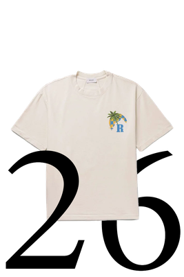Moonlight Tropics Logo-Print Cotton-Jersey T-Shirt  from Rhude 