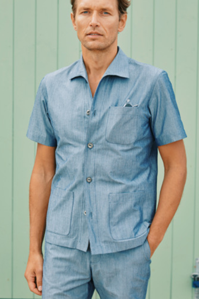 Cabana Indigo Chambray Shirt