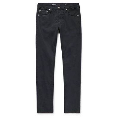Stockton Skinny-Fit Brushed Stretch-Cotton Trousers from AG Jeans
