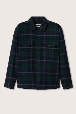Checked Flannel Shirt from Mango