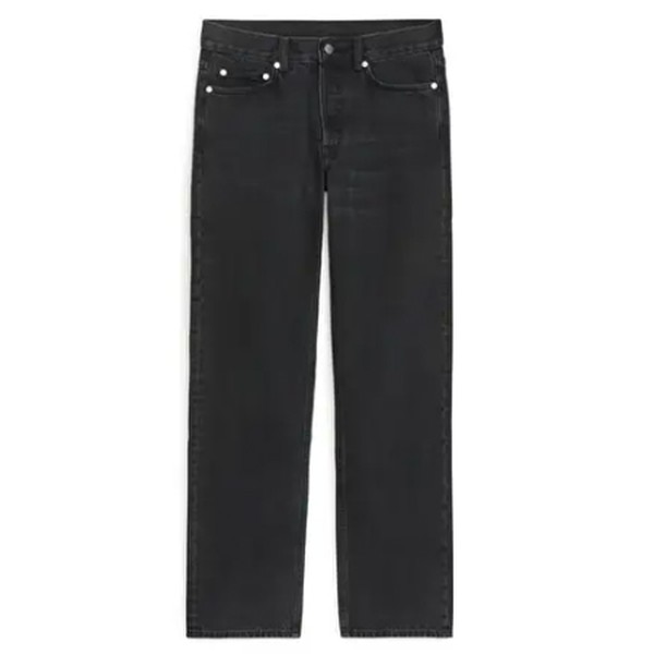 Loose Black Wash Jeans from Arket