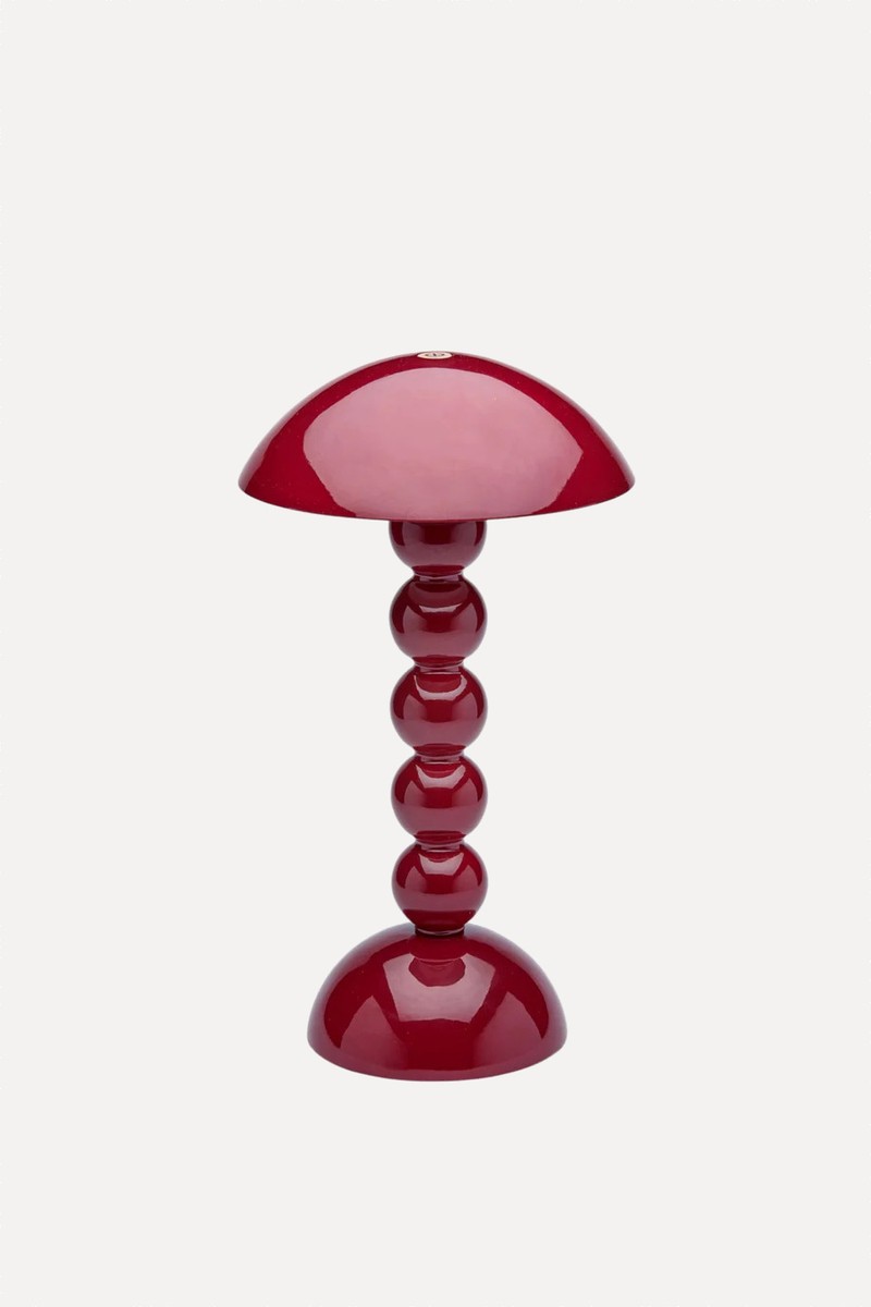 Lacquer Rechargeable Bobbin LED Lamp from Addison Ross