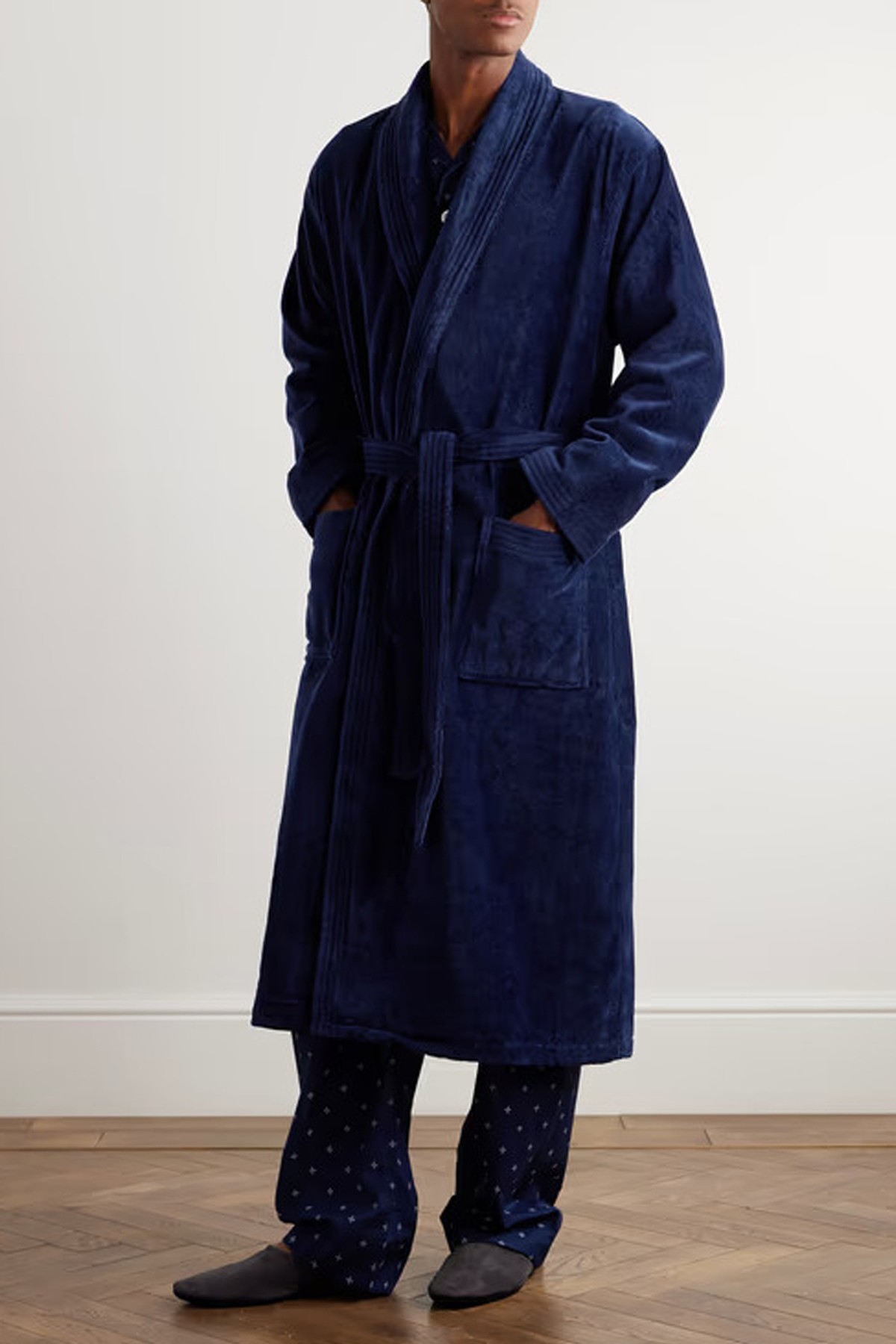 Belted Cotton-Terry Robe from Derek Rose