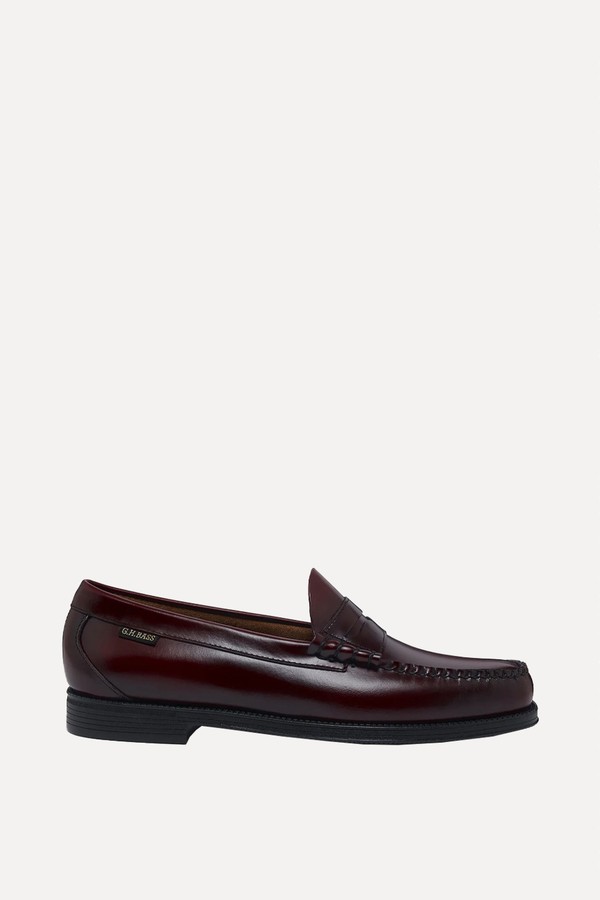 X from Easy Weejuns Larson Flag Penny Loafers, £165 | G.H. Bass
