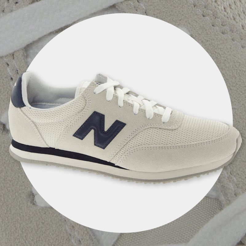 Grey Mesh & Suede Trainers, £34.99