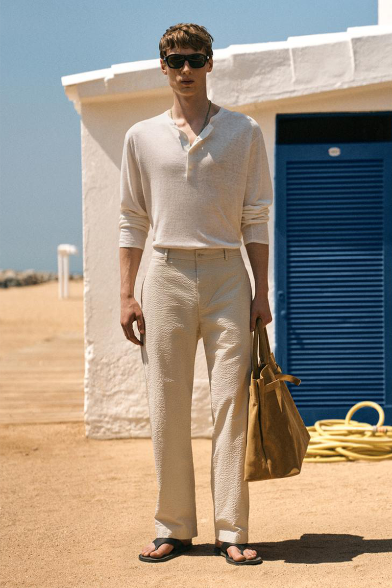 Linen Henley T-Shirt