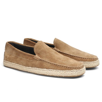 Beige Suede Seaside Loafers