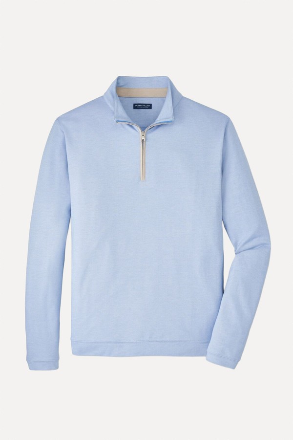 Albatross Cotton-Blend Piqué Quarter-Zip