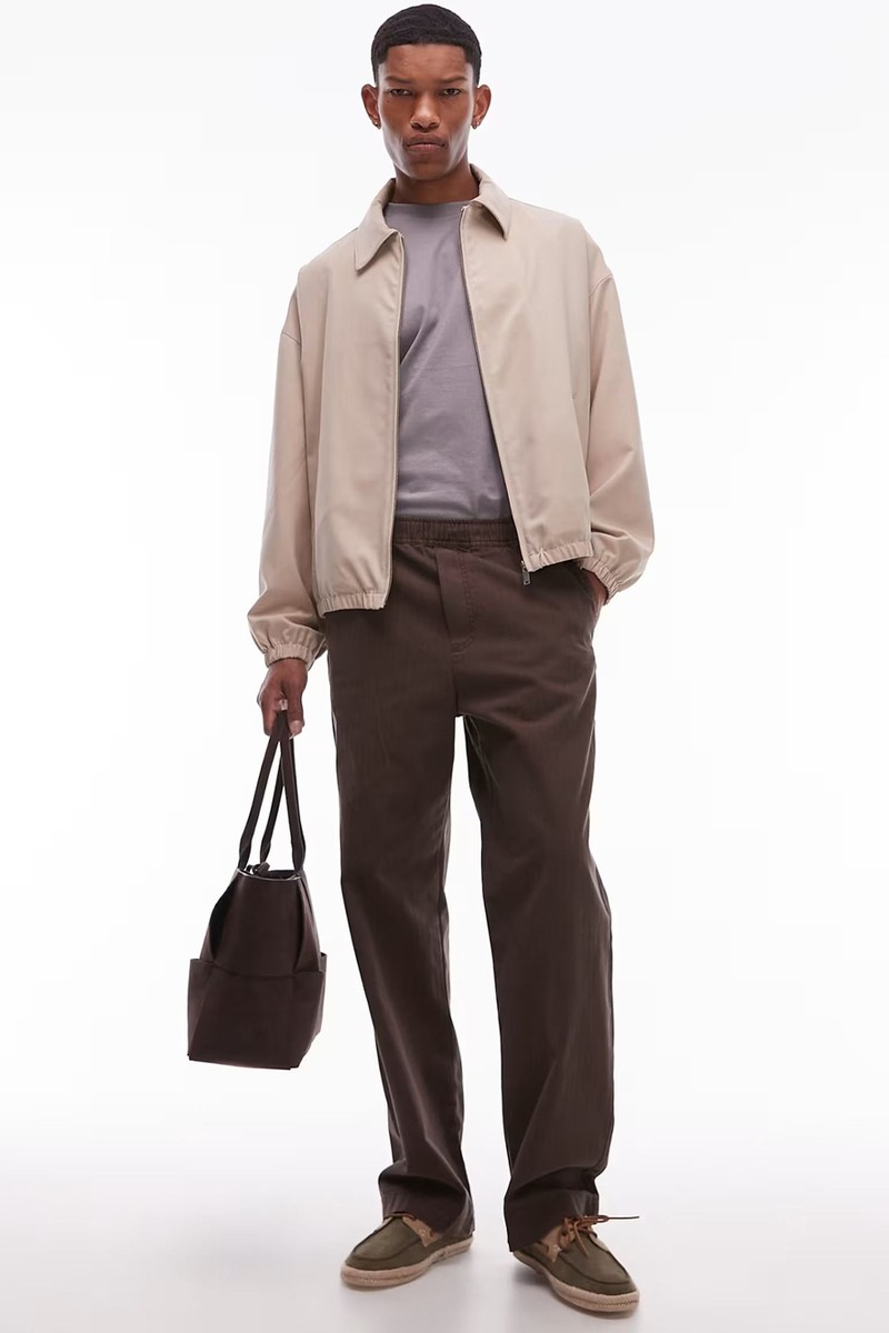 Lax Straight Leg Trousers  from Double A By Wood