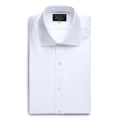 White Castello Cotton Shirt