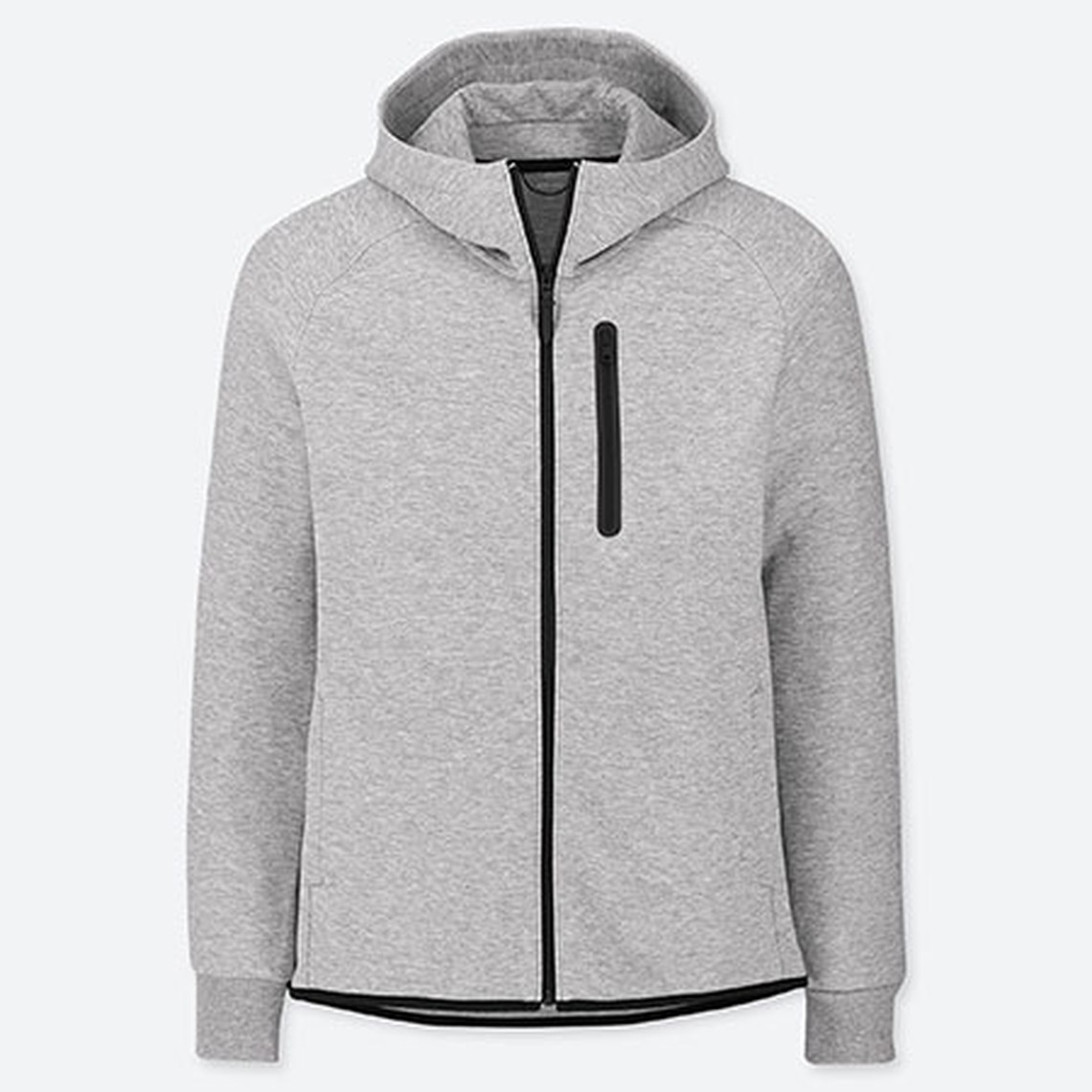 Stretch Zipped Hoodie