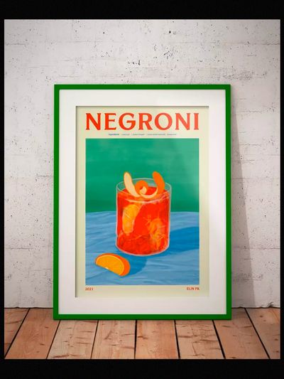 Negroni Unframed Print, £45 | ELIN PK