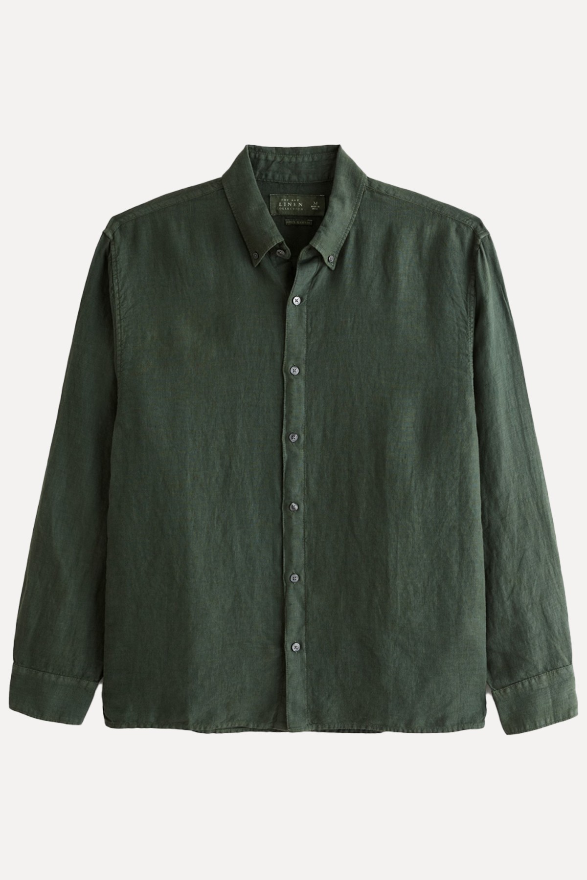 Linen Button-Up Shirt  from Abercrombie & Fitch 