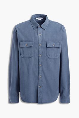 Lyocell And Cotton-Blend Twill Overshirt