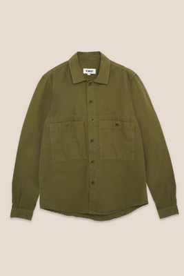 Doc Savage Garment Dyed Hopsack Cotton Shirt